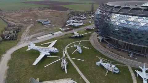 Air force museum Stock Footage 254975982