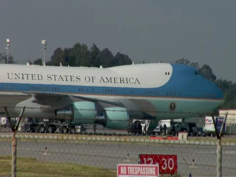 Air Force One Stock Footage 22156920