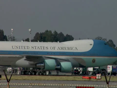 Air Force One Stock Footage 22156922