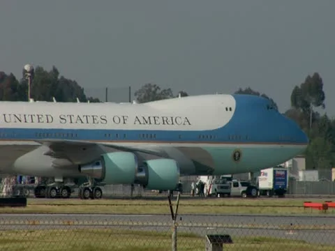 Air Force One Stock Footage 22156923
