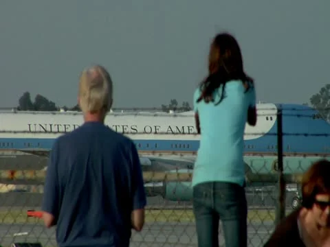 Air Force One Stock Footage 22156925