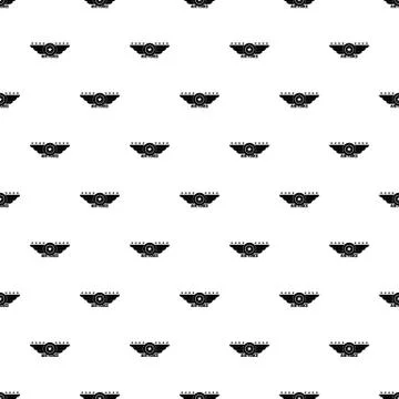 Air force pattern seamless vector Stock Illustration