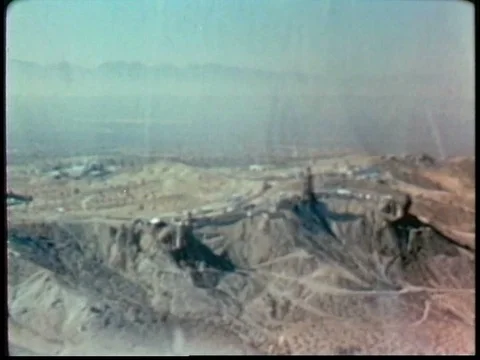 Air Force Rocket Center command and control in 1961. Stock Footage 75101332