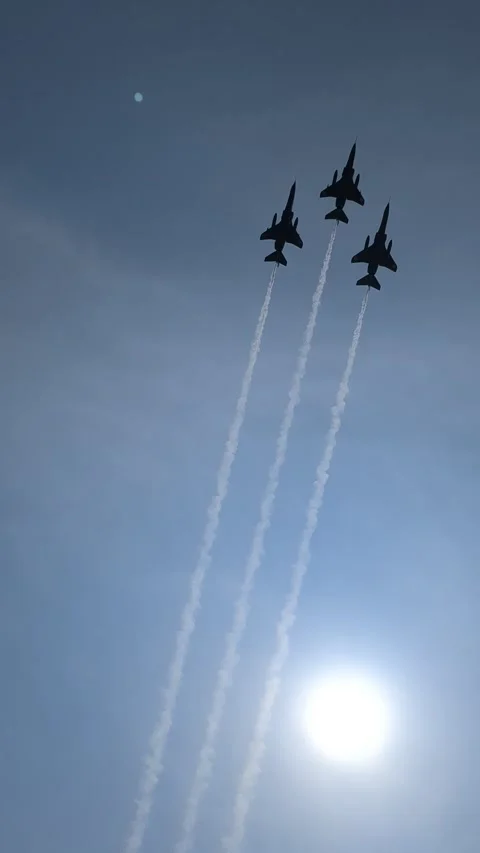 Air Force show 2024 Stock Footage 287303879