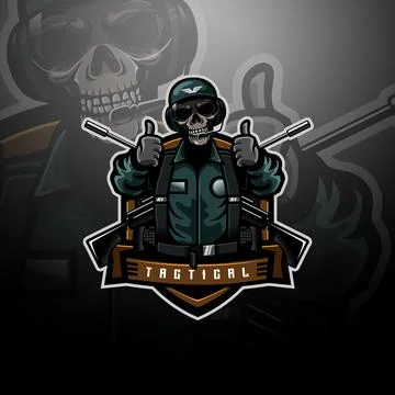 Air force tactical logo team Stock Illustration