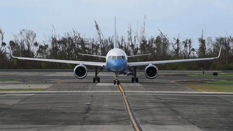 Air Force Two Taxiing Stockbeeldmateriaal 80976890