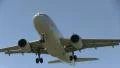 Air France plane passing overhead HD Footage