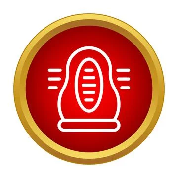 Air freshener diffuser icon in red circle Stock Illustration