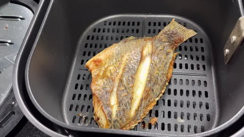 Air-fried tilapia3 库存影片 338278377