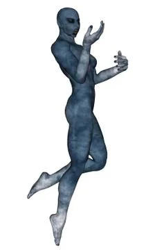 Air giant elemental Stock Illustration