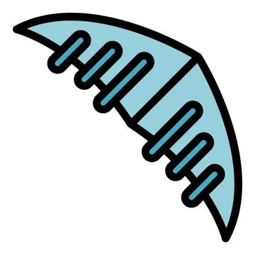 Air glider icon vector flat Stock Illustration