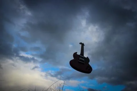 Air Guitar Stock Photos