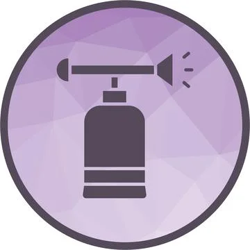 Air Horn icon vector image. Stock Illustration