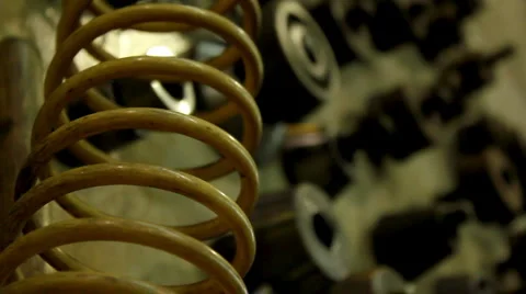 Air Hose Bouncing (creative shot) Stock Footage 1181795