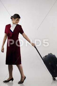 Air hostess luggage online