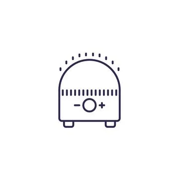 Air humidifier vector line icon Stockillustratie