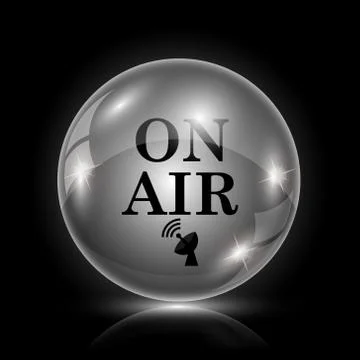 On air icon Illustrazione stock