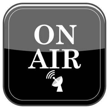 On air icon Stockillustratie