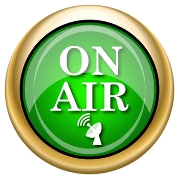 On air icon Illustrazione stock