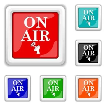 On air icon Stockillustratie
