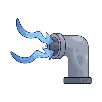 Air intake illustration Ilustración de archivo