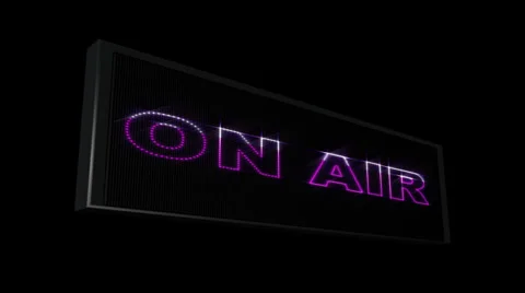 On Air LEDS 03 Stock Footage 32931717