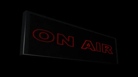 On Air LEDS 04 Stock Footage 32932919