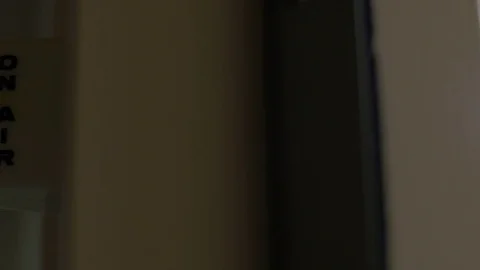 On Air Light Blinks On Stock Footage 77837504