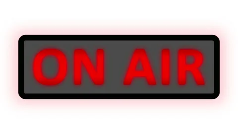 On Air Sign Radio Station Stock Video Footage, Royalty Free On Air Sign  Radio Station Videos