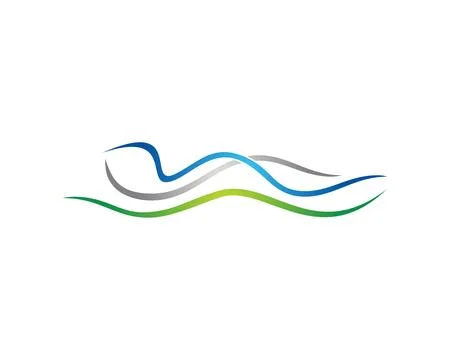 Air logo 4 icon template Stock-Illustration