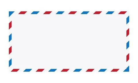 Air Mail Envelope Vector Illustration Stock Illustration