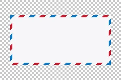 Air Mail Envelope Vector Illustration Stock Illustration