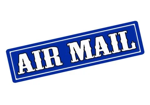 Air mail Stock Illustration