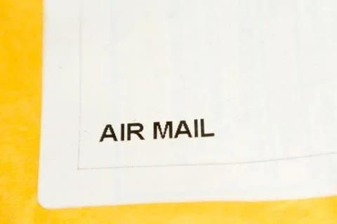 Air Mail Packing Illustrazione stock