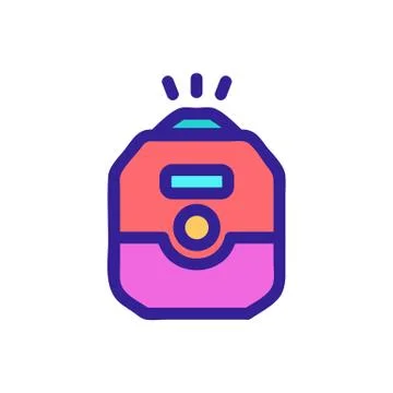 Air moisturiser icon vector. Isolated contour symbol illustration Stock Illustration