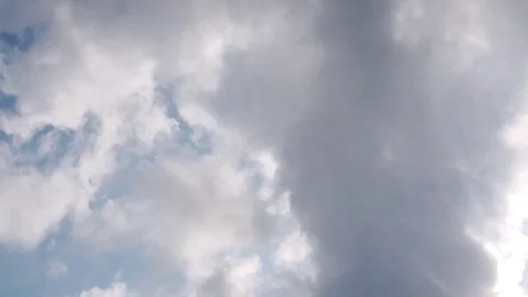 Air movements at the sky in cloudy weather Stock Footage 127169738