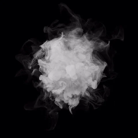 AIR Nibula Smoke with alpha Stock Footage 251494777