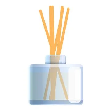 Air oil diffuser icon, cartoon style Stock Illustration