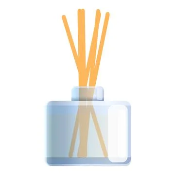 Air oil diffuser icon, cartoon style Stock Illustration