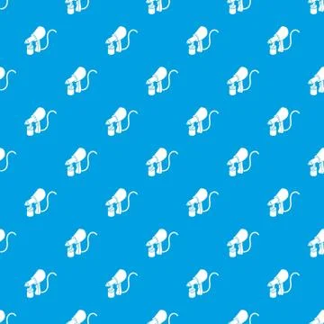 Air paint sprayer pattern vector seamless blue Stock Illustration