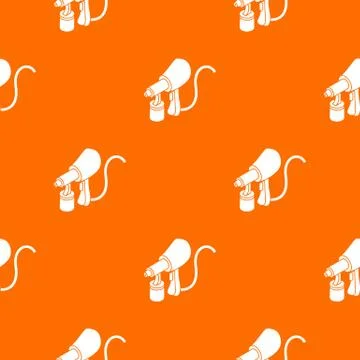 Air paint sprayer pattern vector orange Stock Illustration