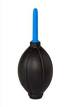 Air pear for cleaning small objects from dust. Stock Photos