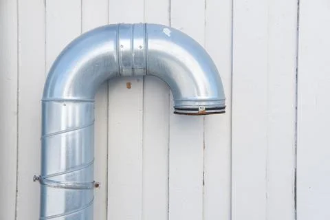 Air, pipe and ventilation with cooling system for gas, vent control or Foto stock