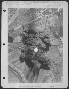 The Air Plan, Operation, Strangle, has worked since Feb 18, 1944 to choke ... Fotos de archivo