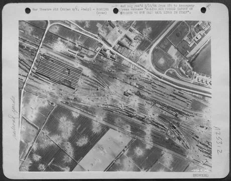 The Air Plan, Operation, Strangle, has worked since Feb 18, 1944 to choke ... Stock Photos