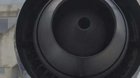 Air Plane engine zoom out Stock Footage 70851893
