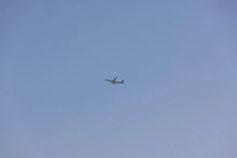 Air plane flying in the sky Foto stock