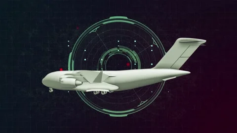 Air plane Grid Stock Footage 146729149