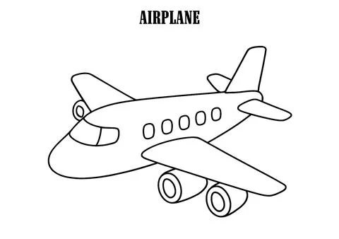 AIR PLANE Illustrazione stock