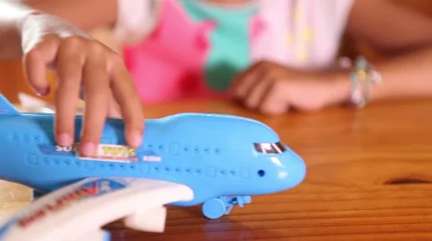 Air plane toy Stock Footage 42413154